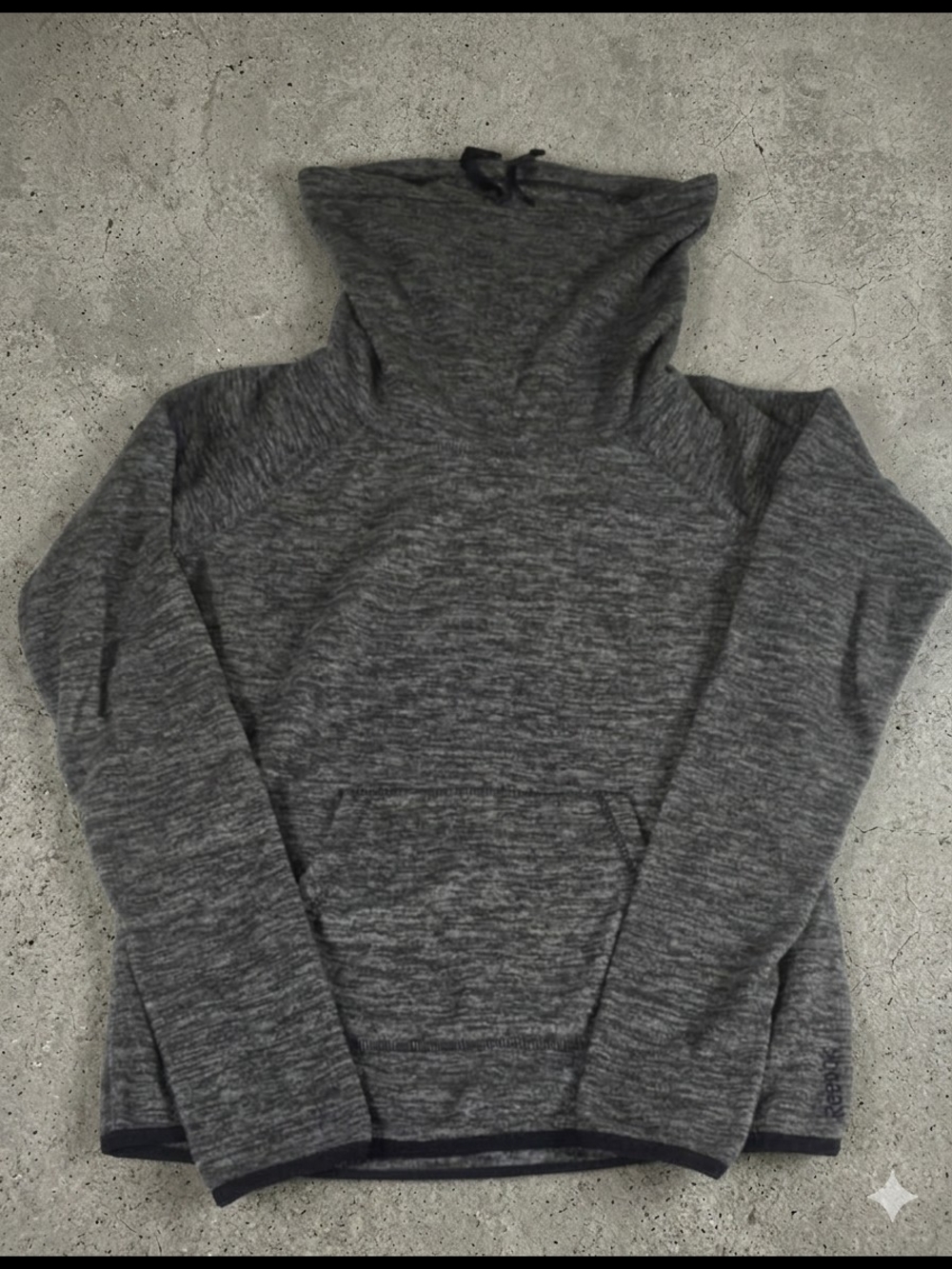 Reebok Cozy Women's Gray Funnel Neck Pullover Sweater Size XS